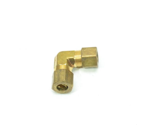 5/16 BRASS COMPRESSION TO 3/8 MALE PIPE (NPT) 90° ELBOW