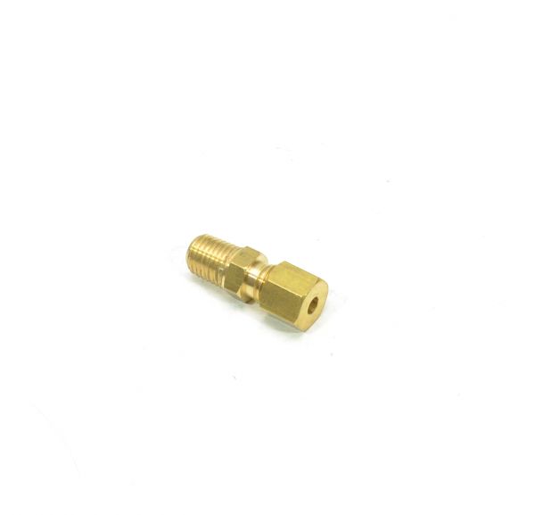 Compression Tube Connector: 1/8 Thread, Compression x MBSPP
