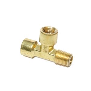 1/4 Npt Male Female Street Tee T Forged Brass Pipe Fitting Fuel Air Oil Gauge FasParts 107-B