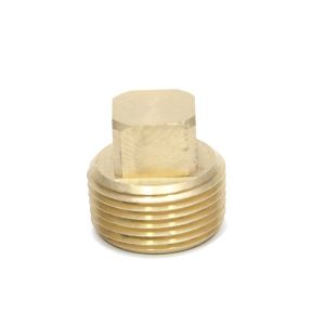3/4 Male Npt Square Head Pipe Plug Bung Brass Fitting Water Oil Fuel Air Bilge Plug for Boats come see our thread sizing guide 109-E