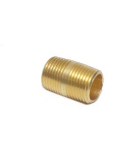 3/8 Npt Male x 18 TPI Close Nipple Brass Pipe Fitting Air Fuel Oil Gas Water FasParts 112-C