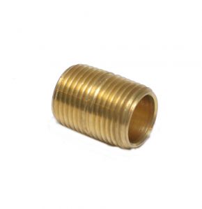 1/2 Npt Male 14 TPI Close Nipple Brass Pipe Fitting Air Fuel Oil Gas Water FasParts 112-D
