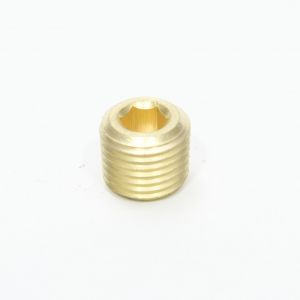 3/8 Male Npt Countersunk Pipe Plug Brass Fitting Allen Hex Key Water Oil Gas 