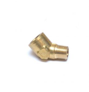 45 Degree Street Elbow 3/8 Npt Male Female Pipe Fitting Fuel Air Water Oil Gas 124-C FasParts