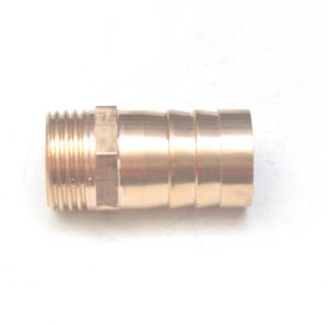  Brass Straight Male 20mm Hose ID Barb - 1/2 BSP Male 