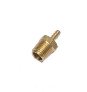 125-2B FasParts Straight 1/8 Hose ID to 1/4 Male Npt Brass Barbed Fitting Water Oil Gas Air Fuel