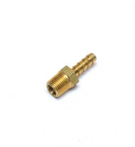 Straight 3/16 Hose ID to 1/8 Male Npt Brass Barbed Fitting Water Oil Gas Air Fuel 125-3A FasParts
