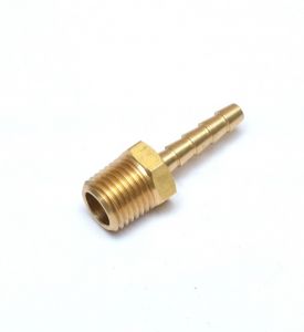 Straight 3/16 Hose ID to 1/4 Male Npt Brass Barbed Fitting Water Oil Gas Air Fuel FasParts 125-3B