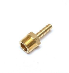 Straight 1/4 Hose ID to 3/8 Male Npt Brass Barbed Fitting Water Oil Gas Air Fuel 125-4C FasParts