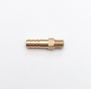 Straight 8 mm ID x M8 Male Metric Threaded Barbed Hose End Fitting