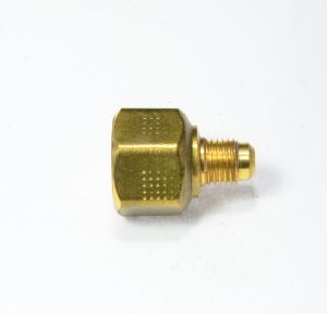 1/2 Female to 1/4 Male Flare Tube Coupling Adapter Brass Fitting Reducer 35-84
