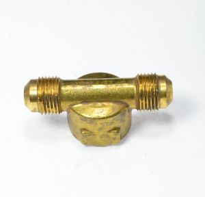 Branch Tee 3/8 Od Male Gas Flare to 3/8 Female Npt Pipe Brass Sae Tube Fitting 36-6C