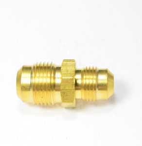 1/2 to 3/8 Male Flare Straight Reducer Union Coupling Mfl Sae 45 Degree Flare Fitting propane natural gas HVAC