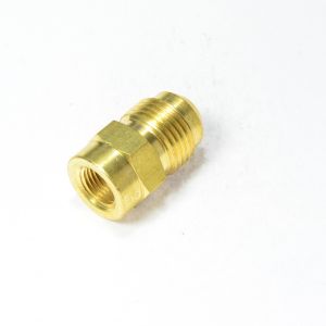 3/8 Male Sae 45 Flare to 1/8 Female Npt Pipe Adapter Fitting for Propane Gas HVAC
