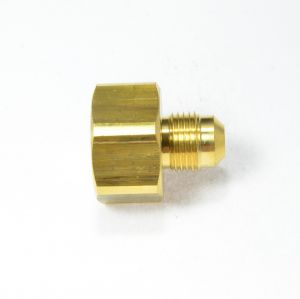 3/8 Male Sae 45 Flare to 3/4 Female Npt Pipe Adapter Fitting for Propane Gas HVAC