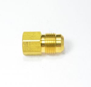 1/2 Male Sae 45 Flare to 1/4 Female Npt Pipe Adapter Fitting for Propane Gas HVAC