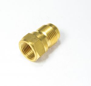 1/2 Male Sae 45 Flare to 3/8 Female Npt Pipe Adapter Fitting for Propane Gas HVAC