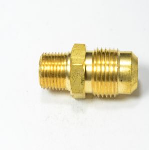 5/8 Od Male Sae 45 Flare to 3/8 Npt Male Straight Adapter Fitting for Natural Gas Propane HVAC