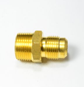 5/8 Od Male Sae 45 Flare to 3/4 Npt Male Straight Adapter Fitting for Natural Gas Propane HVAC