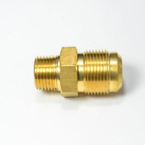 3/4 Od Male Sae 45 Flare to 1/2 Npt Male Straight Adapter Fitting for Natural Gas Propane HVAC