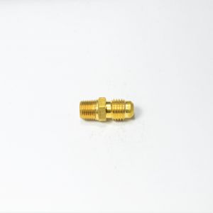 1/4 Od Male Sae 45 Flare to 1/8 Npt Male Straight Adapter Fitting for Natural Gas Propane HVAC