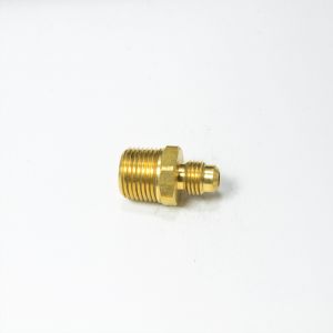 1/4 Od Male Sae 45 Flare to 1/2 Npt Male Straight Adapter Fitting for Natural Gas Propane HVAC