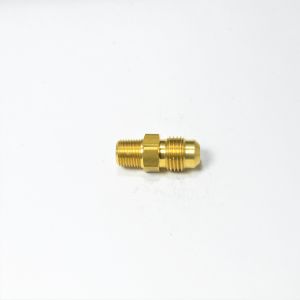 5/16 Od Male Sae 45 Flare to 1/4 Npt Male Straight Adapter Fitting for Natural Gas Propane HVAC