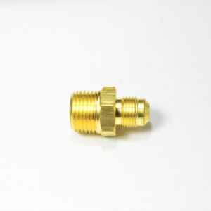 3/8 Od Male Sae 45 Flare to 3/4 Npt Male Straight Adapter Fitting for Natural Gas Propane HVAC