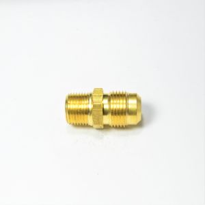 1/2 Od Male Sae 45 Flare to 1/2 Npt Male Straight Adapter Fitting for Natural Gas Propane HVAC