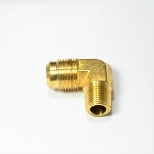 5/8 Od Male Sae 45 Flare to 3/8 Npt Male Elbow L Adapter Fitting for Natural Gas Propane HVAC