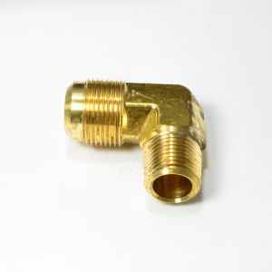3/4 Od Male Sae 45 Flare to 1/2 Npt Male Elbow L Adapter Fitting for Natural Gas Propane HVAC