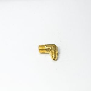 1/8 Od Male Sae 45 Flare to 1/8 Npt Male Elbow L Adapter Fitting for Natural Gas Propane HVAC