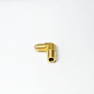 3/16 Od Male Sae 45 Flare to 1/8 Npt Male Elbow L Adapter Fitting for Natural Gas Propane HVAC