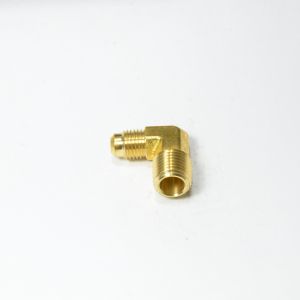 1/4 Od Male Sae 45 Flare to 1/4 Npt Male Elbow L Adapter Fitting for Natural Gas Propane HVAC