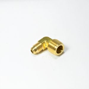 1/4 Od Male Sae 45 Flare to 1/2 Npt Male Elbow L Adapter Fitting for Natural Gas Propane HVAC