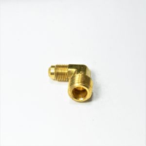 5/16 Od Male Sae 45 Flare to 3/8 Npt Male Elbow L Adapter Fitting for Natural Gas Propane HVAC