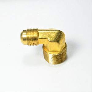 1/2 Od Male Sae 45 Flare to 3/4 Npt Male Elbow L Adapter Fitting for Natural Gas Propane HVAC