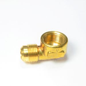 5/8 Od Male Sae 45 Flare to 3/4 Npt Female Elbow L Adapter Fitting for Natural Gas Propane HVAC