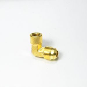 3/8 Od Male Sae 45 Flare to 1/8 Npt Female Elbow L Adapter Fitting for Natural Gas Propane HVAC