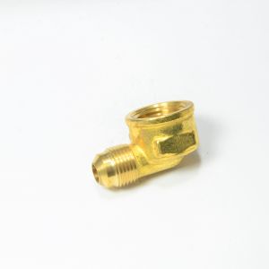 3/8 Od Male Sae 45 Flare to 1/2 Npt Female Elbow L Adapter Fitting for Natural Gas Propane HVAC