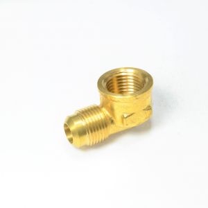1/2 Od Male Sae 45 Flare to 1/2 Npt Female Elbow L Adapter Fitting for Natural Gas Propane HVAC