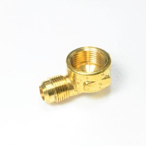 1/2 Od Male Sae 45 Flare to 3/4 Npt Female Elbow L Adapter Fitting for Natural Gas Propane HVAC