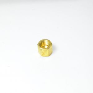 1/4 OD Female Flare Sae 45 Sealing Cap Nut Fitting for Propane HVAC Natural Gas