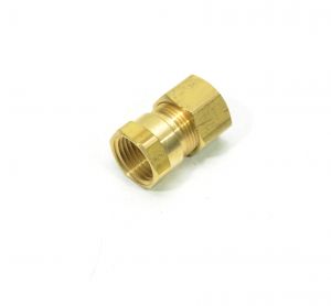 5/8 Tube OD Compression to 1/2 Npt Female Pipe Adapter Straight Fitting for Copper Tubing Water Oil Air
