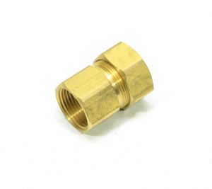7/8 Tube OD Compression to 3/4 Npt Female Pipe Adapter Straight Fitting for Copper Tubing Water Oil Air