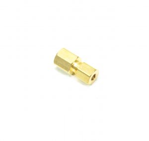 3/16 Tube OD Compression to 1/8 Npt Female Pipe Adapter Straight Fitting for Copper Tubing Water Oil Air