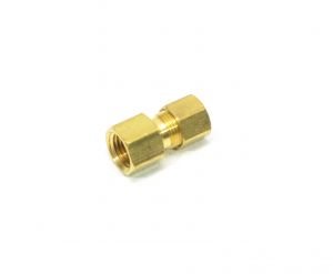 5/16 Tube OD Compression to 1/4 Npt Female Pipe Adapter Straight Fitting for Copper Tubing Water Oil Air