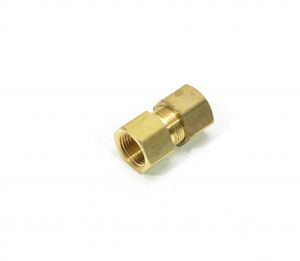 1/2 Tube OD Compression to 3/8 Npt Female Pipe Adapter Straight Fitting for Copper Tubing Water Oil Air