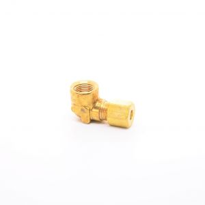 3/16 Tube OD Compression to 1/8 Npt Female Pipe Adapter Elbow Fitting for Copper Tubing Water Oil Air