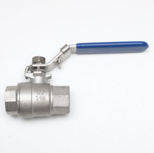 FASPARTS Stainless Steel Full Port 1/2 Female NPT FIP FPT Ball Valve 1000 PSI Water Oil Gas WOG